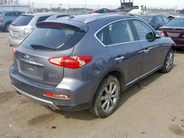 JN1BJ0RR8GM263298 - 2016 INFINITI QX50 GRAY photo 4