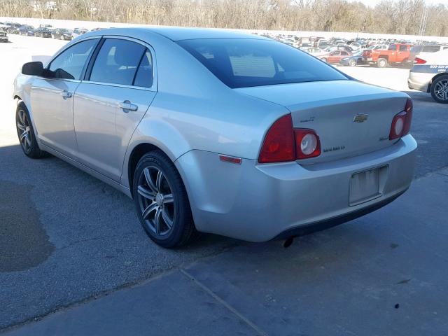1G1ZC5E05A4103633 - 2010 CHEVROLET MALIBU 1LT SILVER photo 3