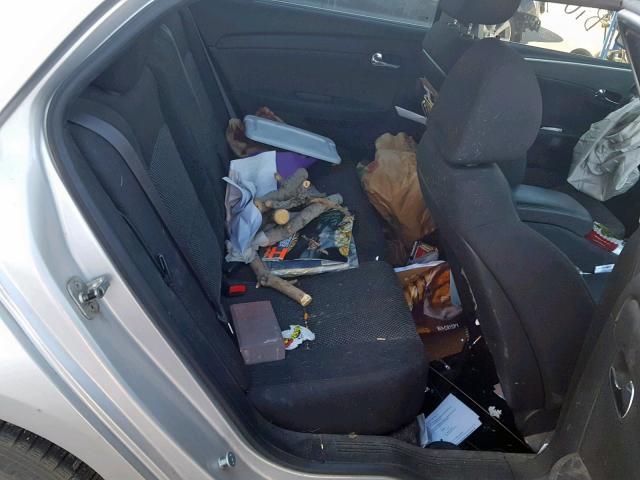 1G1ZC5E05A4103633 - 2010 CHEVROLET MALIBU 1LT SILVER photo 6