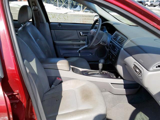 1FAHP55SX2A137083 - 2002 FORD TAURUS SES RED photo 5