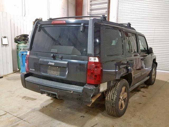 1J8HG48N66C365028 - 2006 JEEP COMMANDER BLACK photo 4