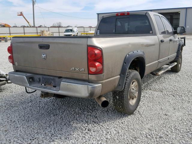 3D7KS28C07G702893 - 2007 DODGE RAM 2500 S თაფლისფერი ფოტო 4