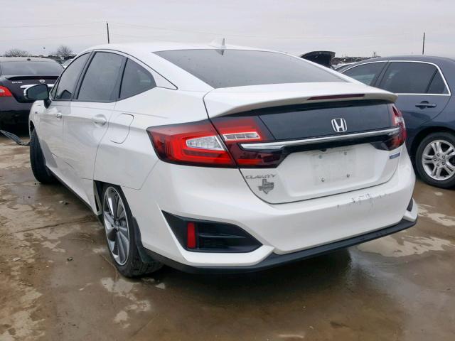 JHMZC5F15JC015989 - 2018 HONDA CLARITY WHITE photo 3