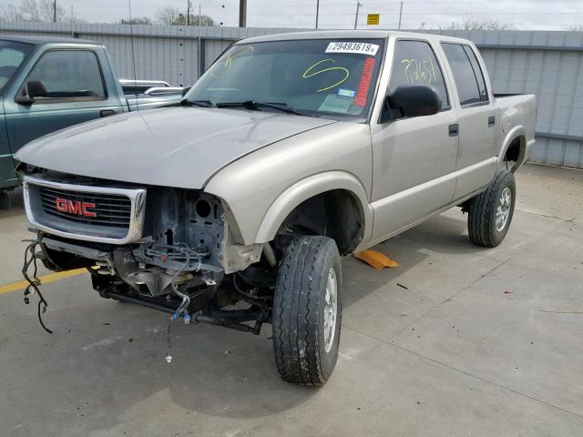 1GTDT13W02K153791 - 2002 GMC SONOMA TAN photo 2