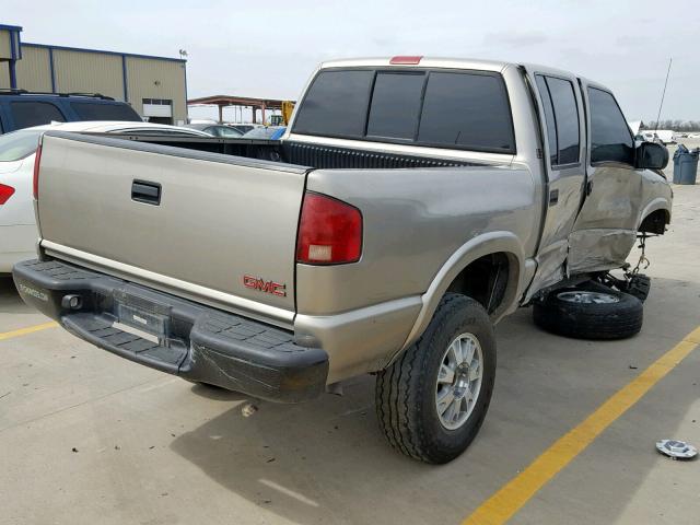 1GTDT13W02K153791 - 2002 GMC SONOMA TAN photo 4