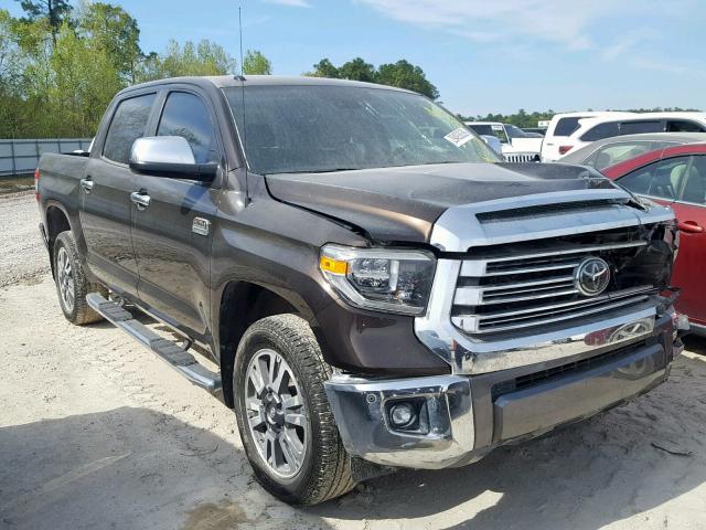 5TFAW5F1XJX733925 - 2018 TOYOTA TUNDRA CRE BLACK photo 1