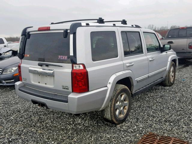 1J8HG58266C246097 - 2006 JEEP COMMANDER SILVER photo 4