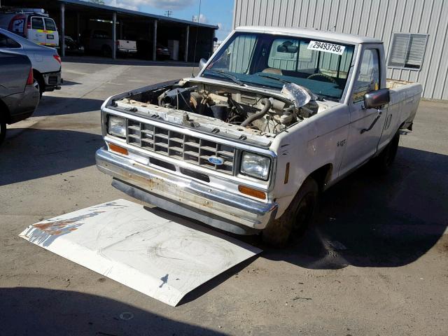 1FTBR10A6J4C89781 - 1988 FORD RANGER WHITE photo 2