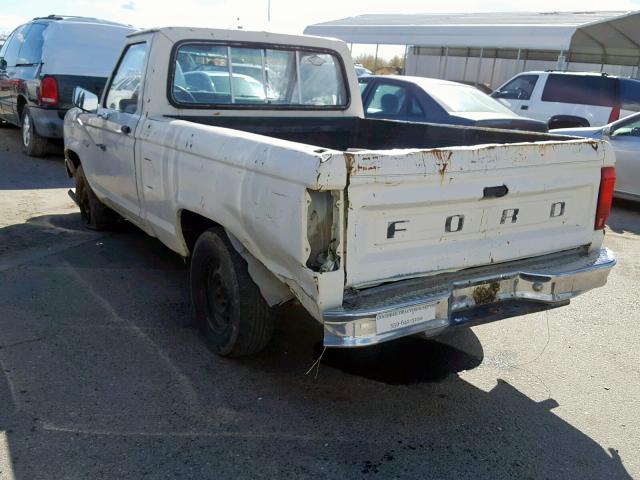 1FTBR10A6J4C89781 - 1988 FORD RANGER WHITE photo 3