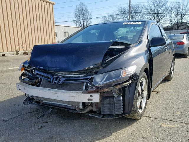 2HGFG129X8H534297 - 2008 HONDA CIVIC EXL BLACK photo 2