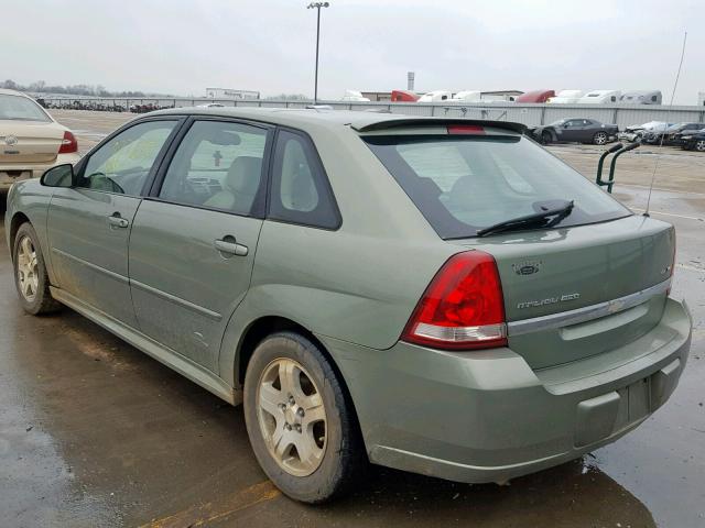1G1ZU64865F156281 - 2005 CHEVROLET MALIBU MAX 绿色 照片 3