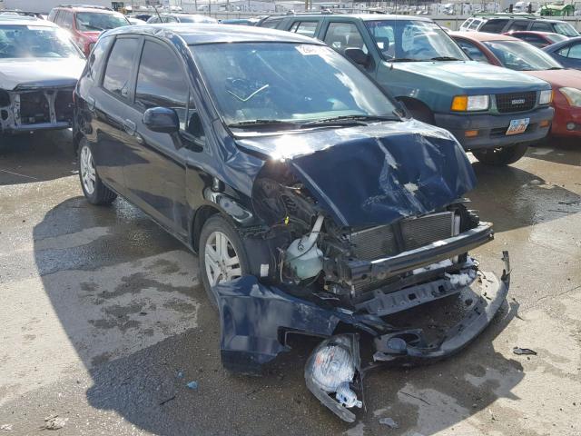 JHMGD37678S007153 - 2008 HONDA FIT SPORT BLACK photo 1