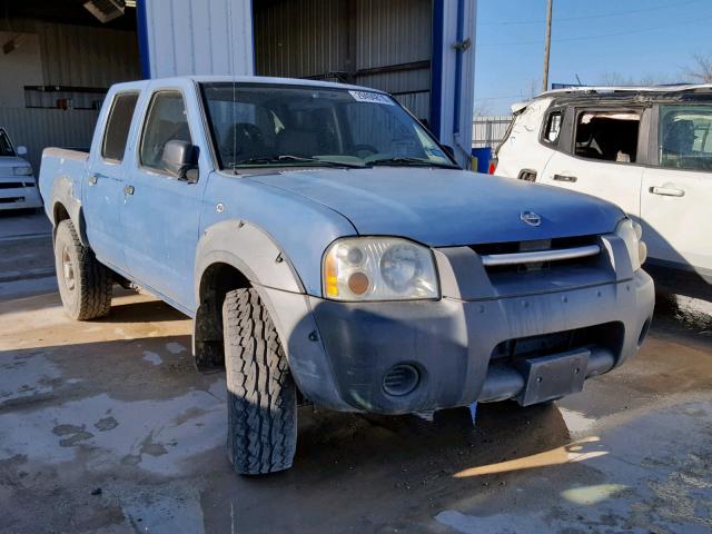 1N6ED27TX3C434738 - 2003 NISSAN FRONTIER C BLUE photo 1