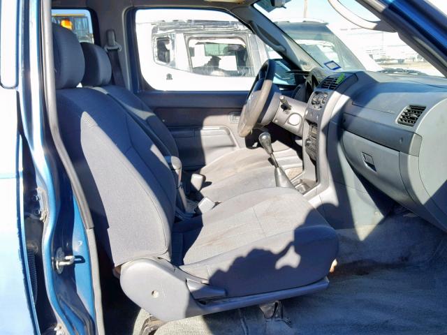 1N6ED27TX3C434738 - 2003 NISSAN FRONTIER C BLUE photo 5