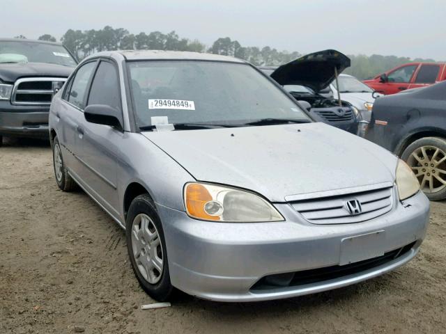 2HGES16281H551659 - 2001 HONDA CIVIC DX SILVER photo 1