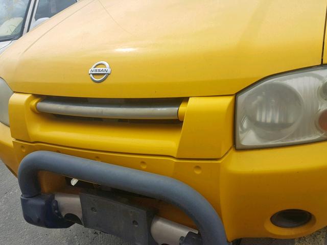 1N6ED27T44C430394 - 2004 NISSAN FRONTIER C YELLOW photo 7