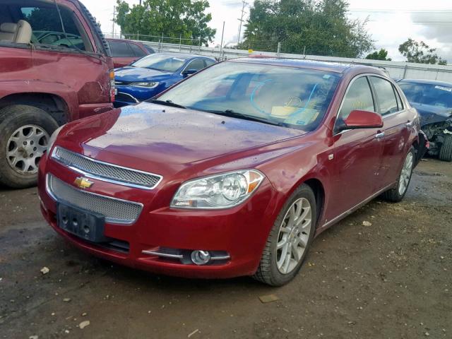 1G1ZK57728F204690 - 2008 CHEVROLET MALIBU LTZ 勃艮第红 照片 2