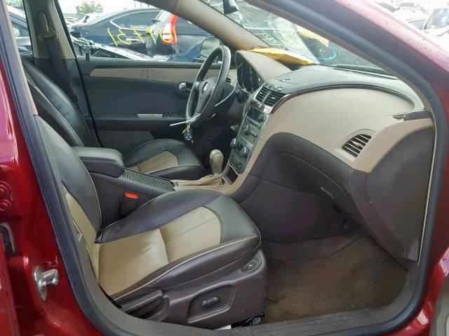 1G1ZK57728F204690 - 2008 CHEVROLET MALIBU LTZ 勃艮第红 照片 5