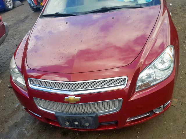 1G1ZK57728F204690 - 2008 CHEVROLET MALIBU LTZ 勃艮第红 照片 9