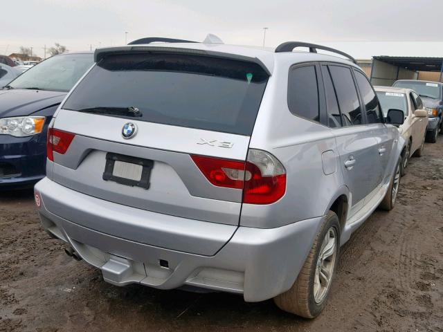 WBXPA93415WD02910 - 2005 BMW X3 3.0I GRAY photo 4