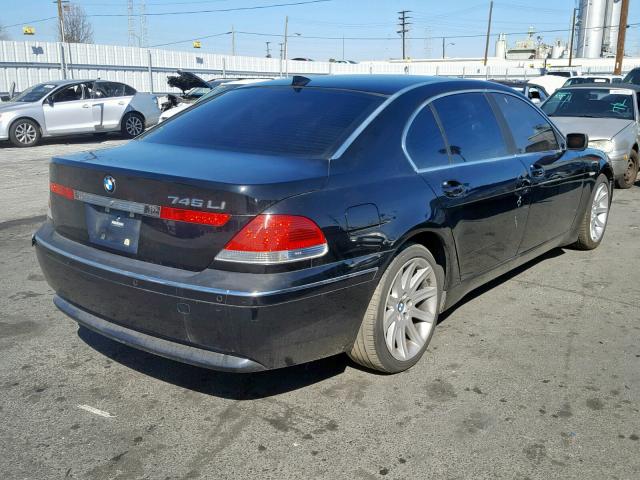 WBAGN63432DR06556 - 2002 BMW 745 LI BLACK photo 4