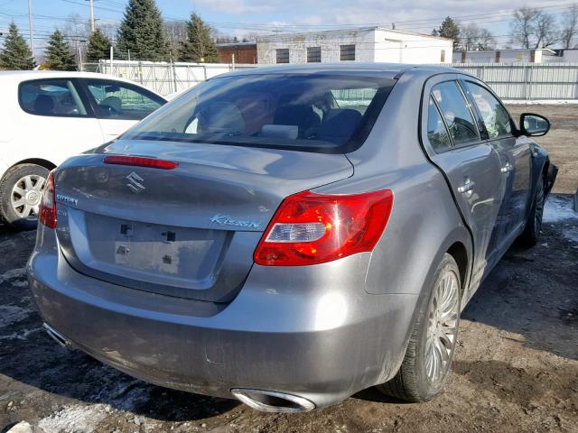 JS2RF9A53A6100179 - 2010 SUZUKI KIZASHI GT SILVER photo 4