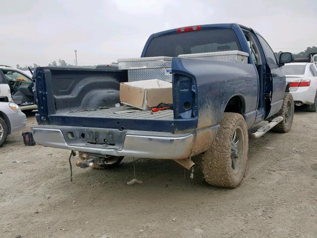 1D7HA18Z13J508989 - 2003 DODGE RAM 1500 S BLUE photo 4