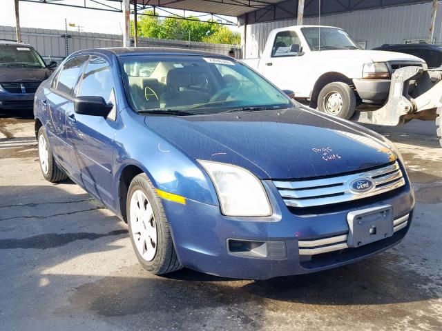 3FAHP06Z17R259181 - 2007 FORD FUSION S BLUE photo 1