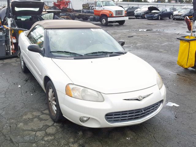 1C3EL55R92N102764 - 2002 CHRYSLER SEBRING LX WHITE photo 1