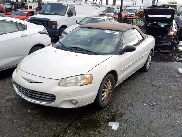 1C3EL55R92N102764 - 2002 CHRYSLER SEBRING LX WHITE photo 2