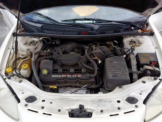 1C3EL55R92N102764 - 2002 CHRYSLER SEBRING LX WHITE photo 7