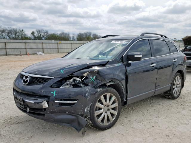 JM3TB28A690174174 - 2009 MAZDA CX-9 BLACK photo 2