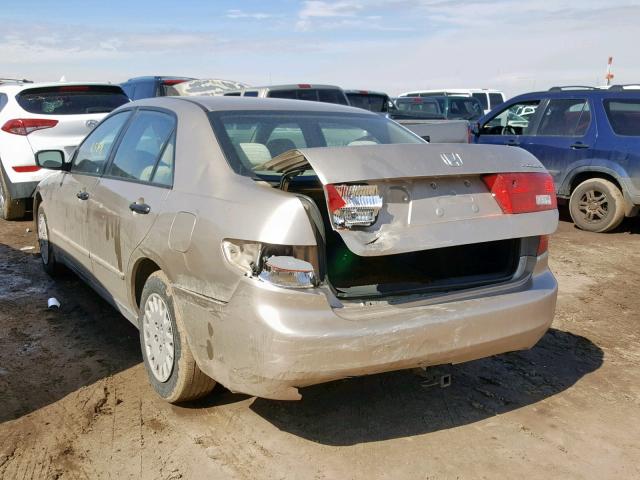 1HGCM56155A164295 - 2005 HONDA ACCORD DX GOLD photo 3