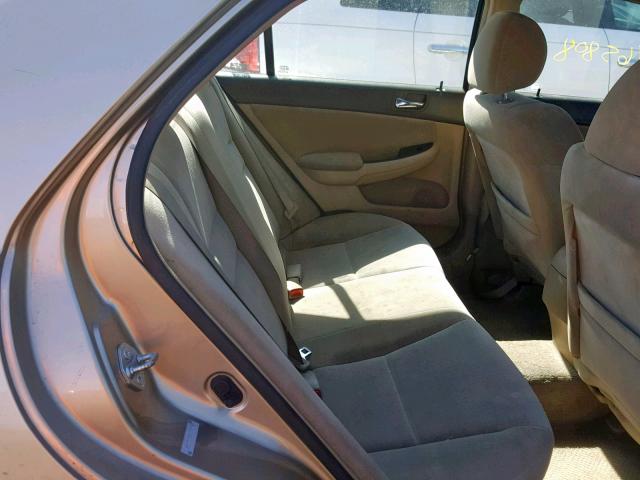 1HGCM56155A164295 - 2005 HONDA ACCORD DX GOLD photo 6