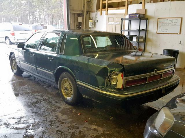 1LNLM82W6SY728441 - 1995 LINCOLN TOWN CAR S GREEN photo 3