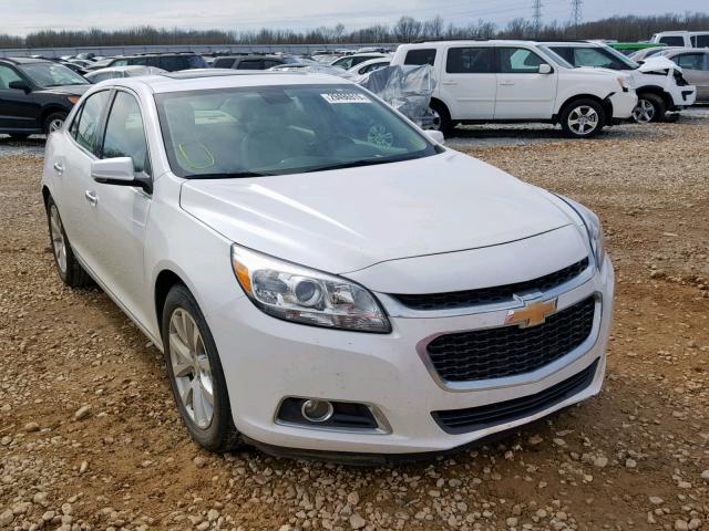 1G11F5SL6FF251417 - 2015 CHEVROLET MALIBU LTZ WHITE photo 1