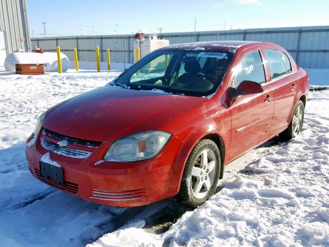 1G1AF5F57A7188844 - 2010 CHEVROLET COBALT 2LT RED photo 2