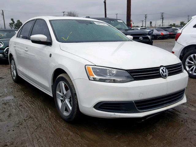 3VWLL7AJXDM406761 - 2013 VOLKSWAGEN JETTA TDI WHITE photo 1