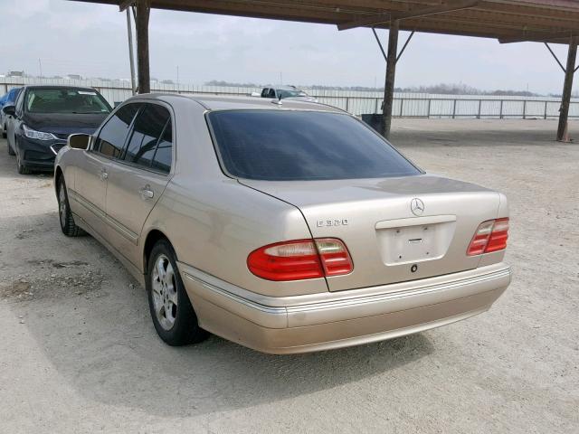 WDBJF65J32B471721 - 2002 MERCEDES-BENZ E 320 GOLD photo 3