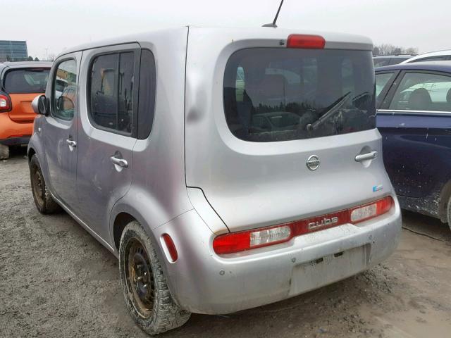 JN8AZ28R49T106671 - 2009 NISSAN CUBE BASE SILVER photo 3