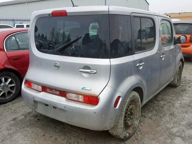 JN8AZ28R49T106671 - 2009 NISSAN CUBE BASE SILVER photo 4