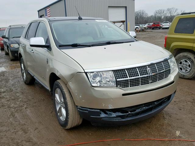 2LMDJ8JC0ABJ07278 - 2010 LINCOLN MKX GOLD photo 1