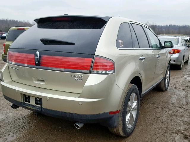 2LMDJ8JC0ABJ07278 - 2010 LINCOLN MKX GOLD photo 4