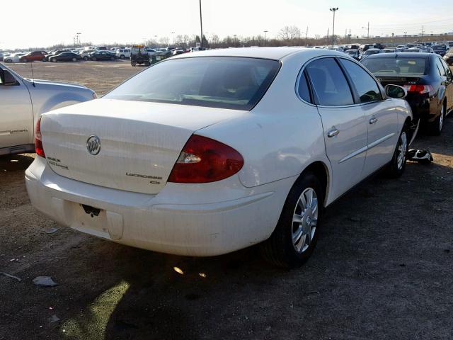 2G4WC582461112247 - 2006 BUICK LACROSSE C WHITE photo 4