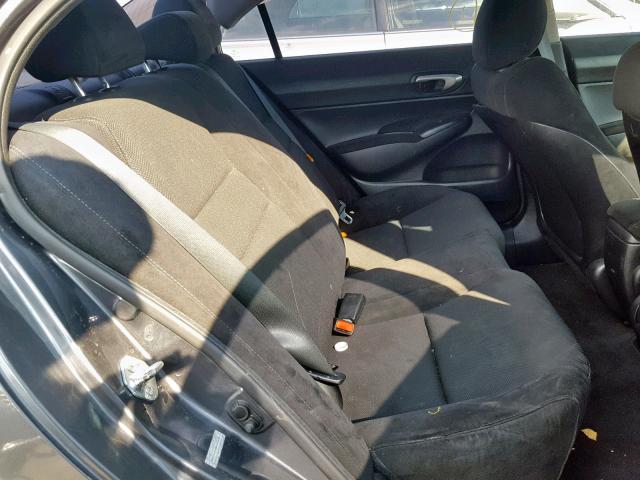 2HGFA1F65BH523605 - 2011 HONDA CIVIC LX-S رمادي صورة 6