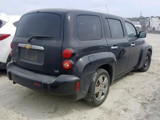 3GNDA13D67S601460 - 2007 CHEVROLET HHR LS Սև լուսանկար 4