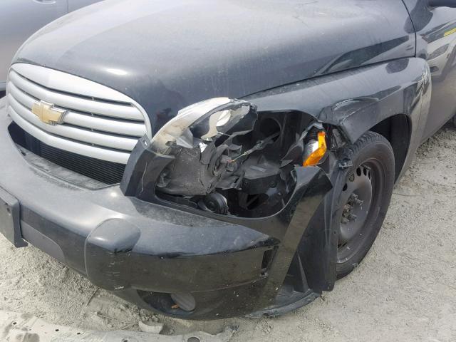 3GNDA13D67S601460 - 2007 CHEVROLET HHR LS Սև լուսանկար 9