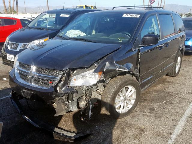 2C4RDGCG9JR265245 - 2018 DODGE GRAND CARAVAN SXT  photo 2