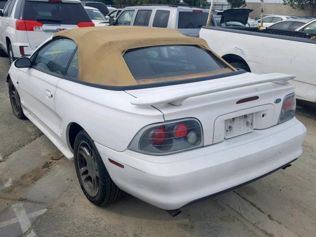 1FALP45X1TF224732 - 1996 FORD MUSTANG GT WHITE photo 3