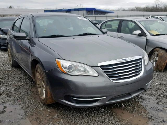 1C3CCBAB1DN763822 - 2013 CHRYSLER 200 LX GRAY photo 1